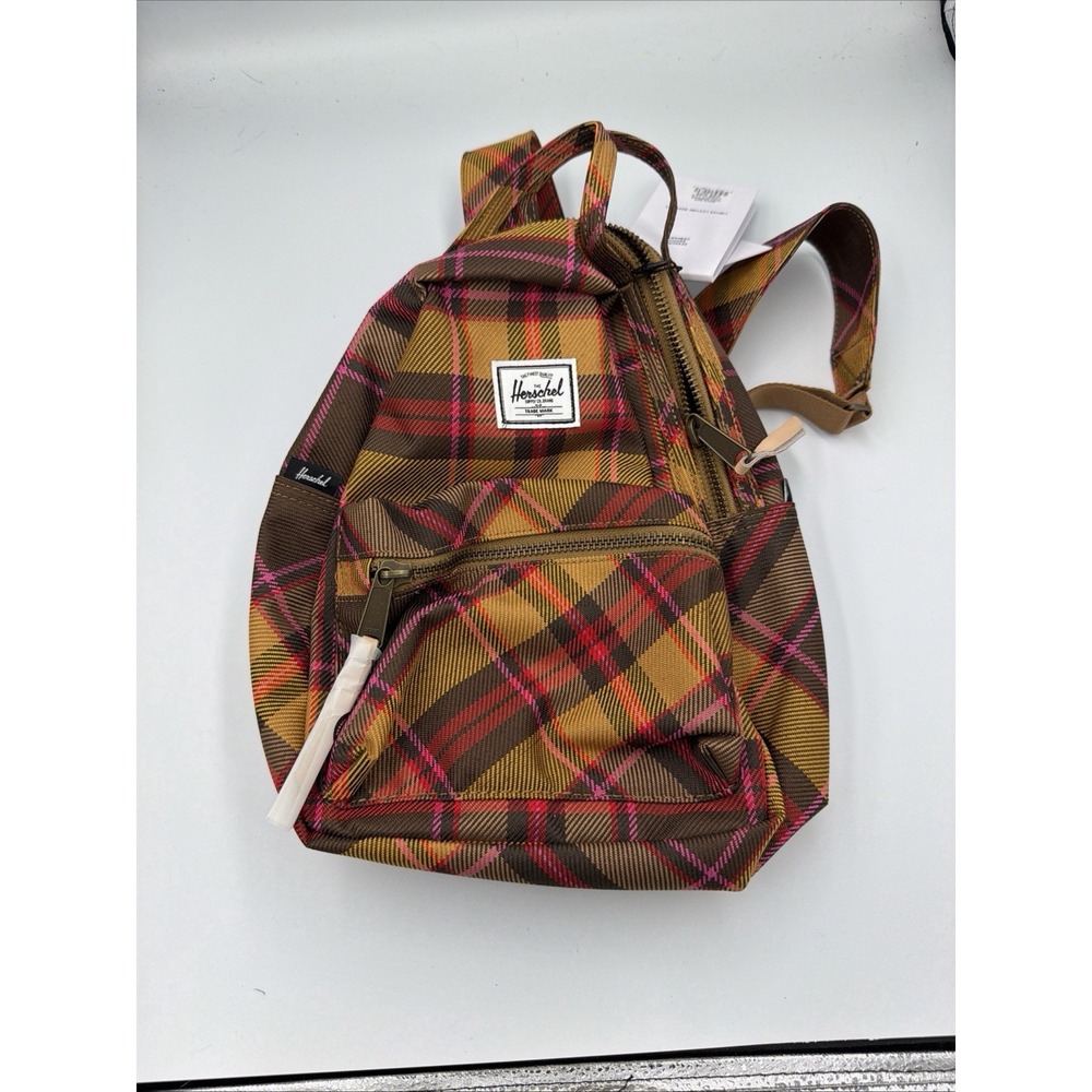Herschel Supply Co. Nova Mini Backpack Chestnut Plaid O/S School